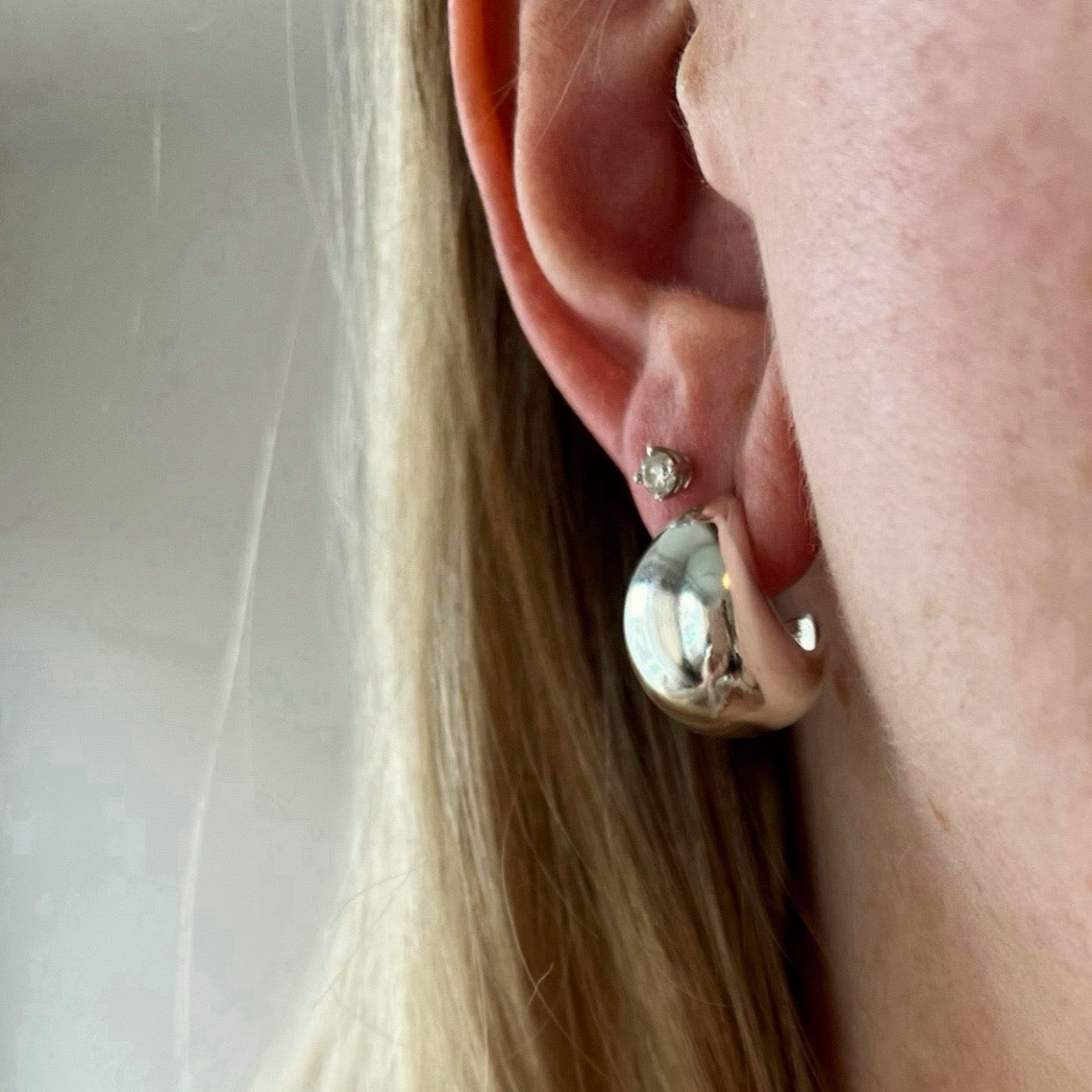 Moonlight Earrings - Silver