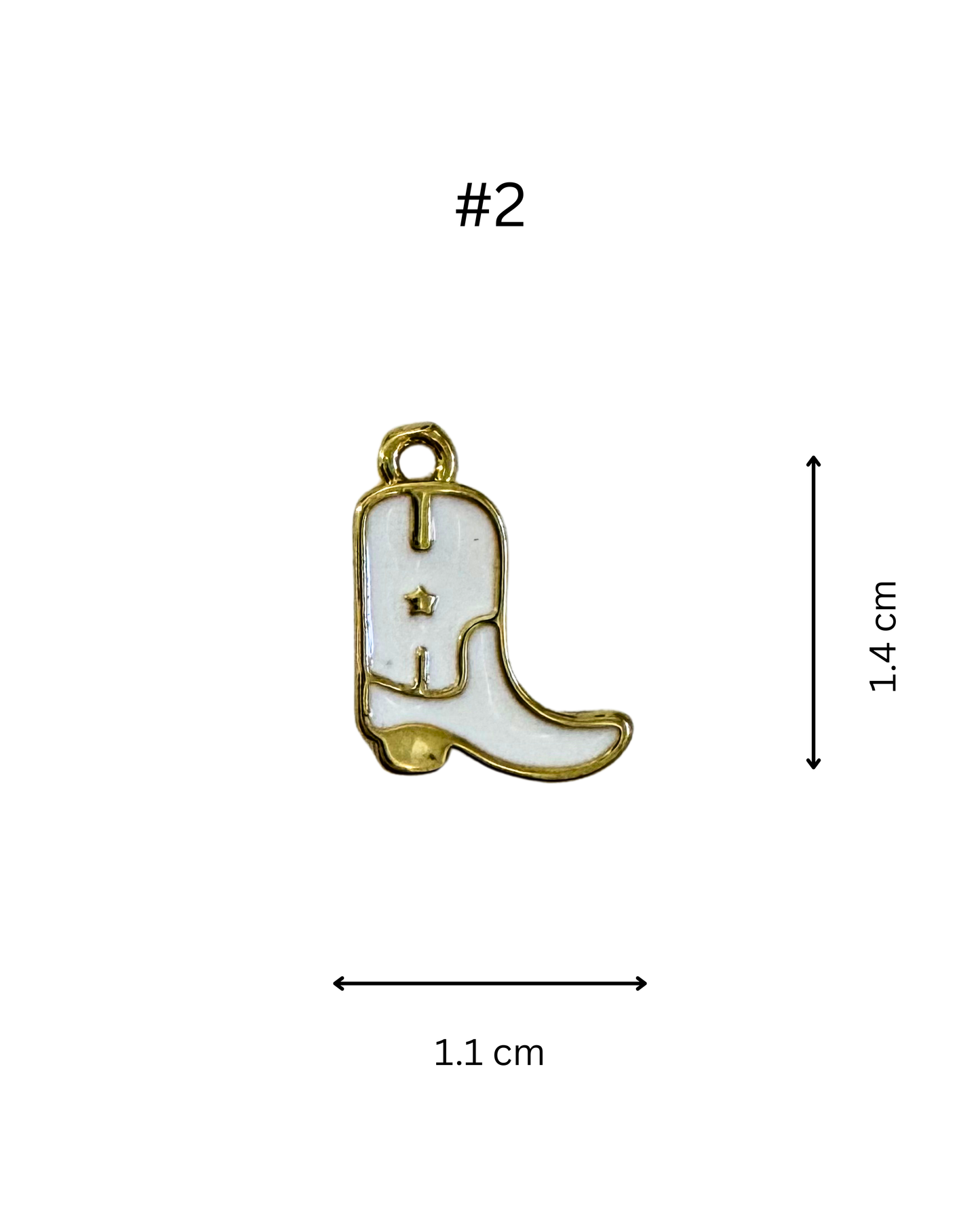 Cowboy Boots Pendants (Gold)