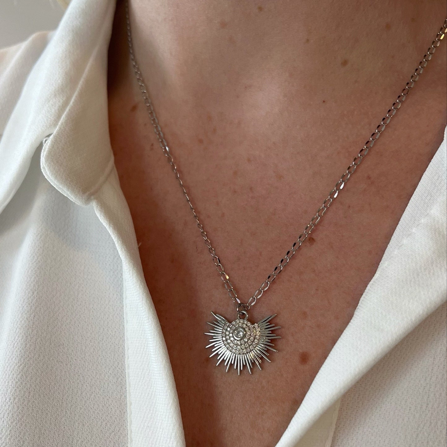 Lucine Necklace - Silver