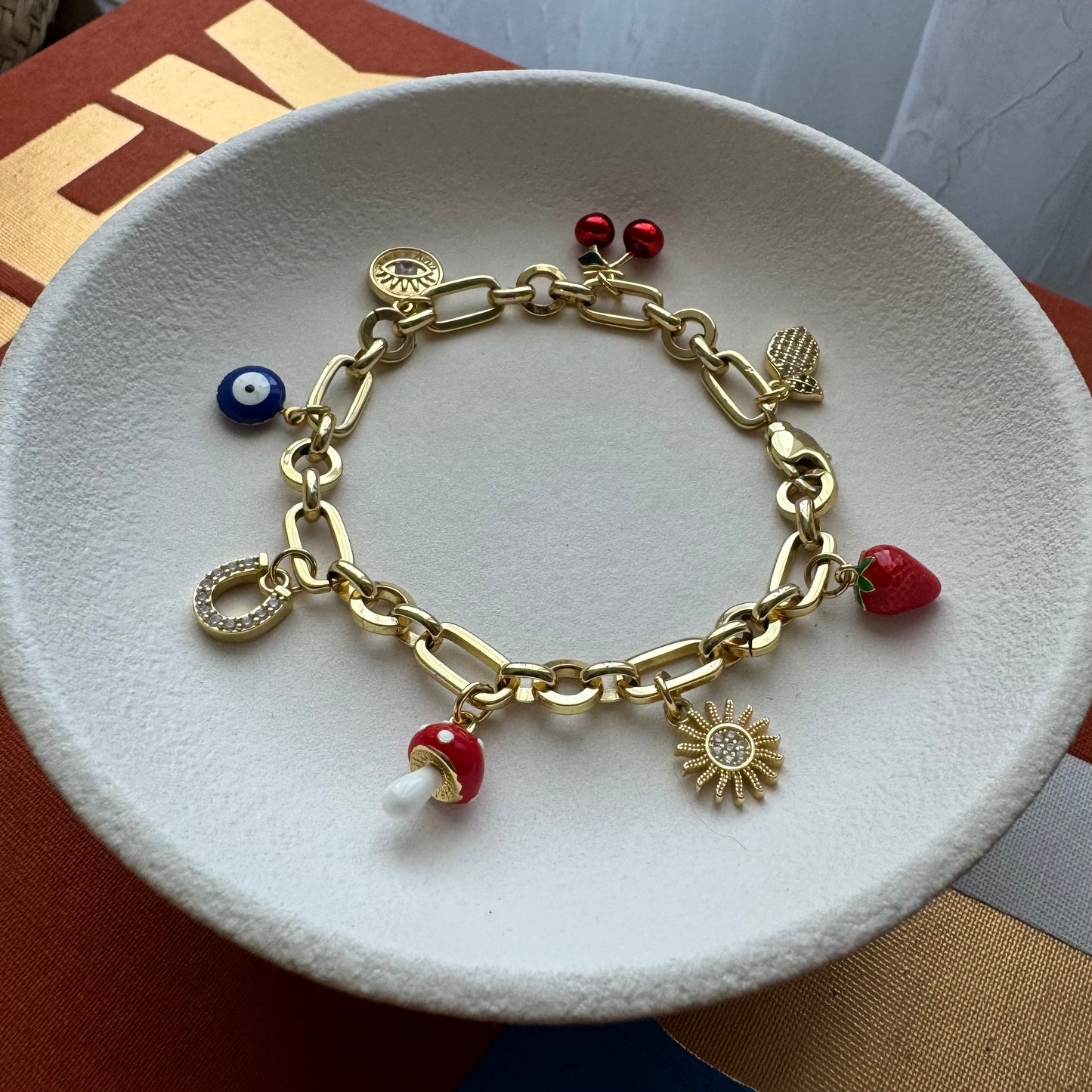 Fruits Pendants (Gold)