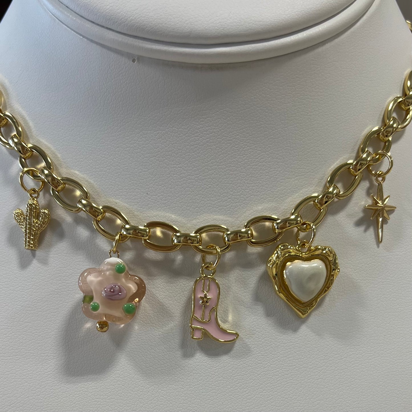 Flower Glass Pendant