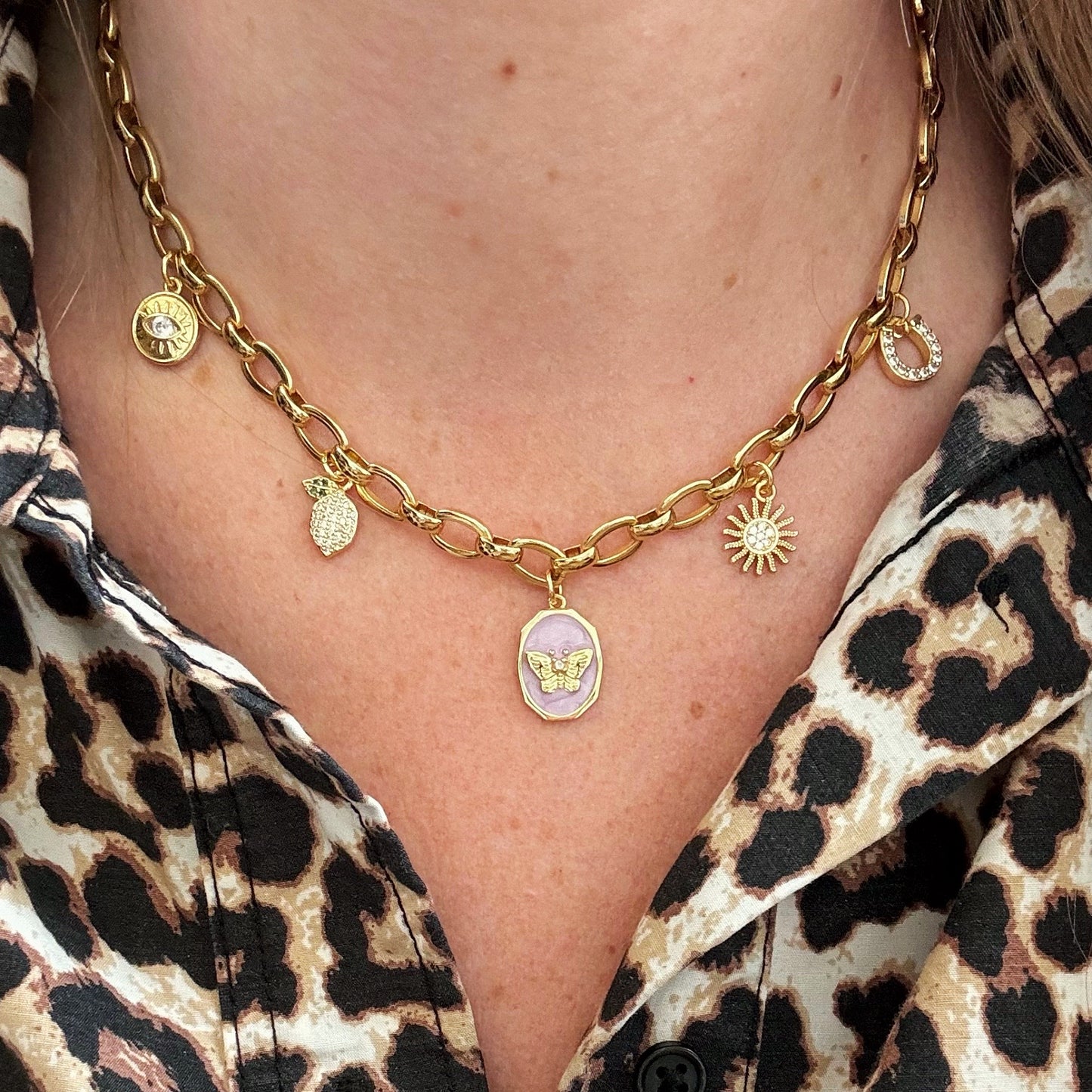 Butterfly Pendants (Gold)