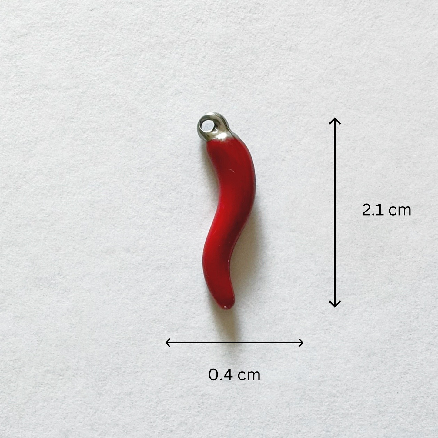 Pendentifs Cornes/Piments (Argent)