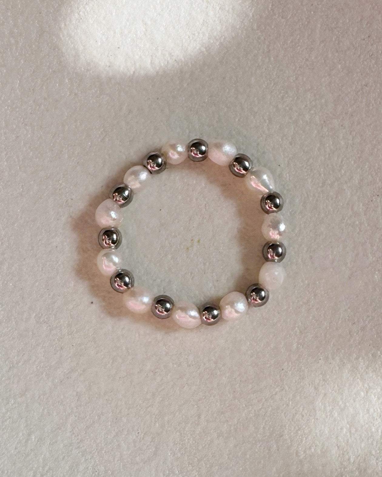 Bague Perles