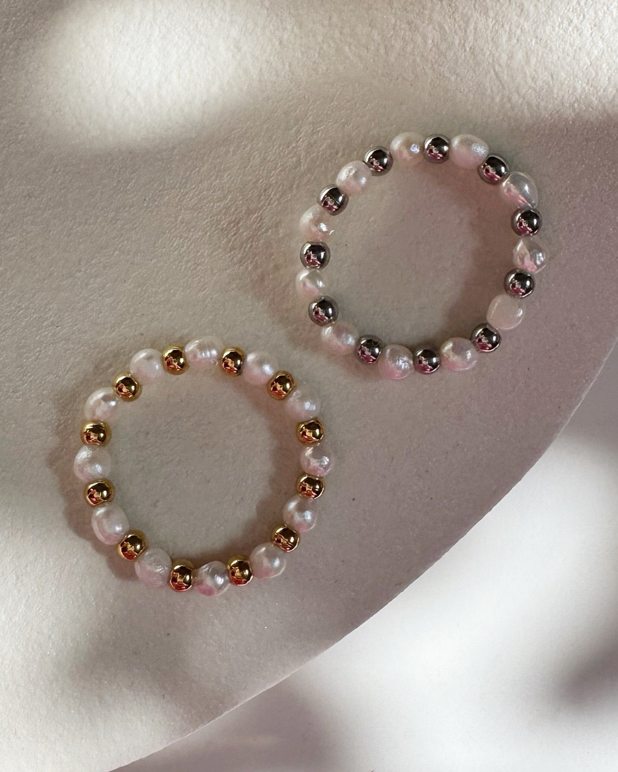Bague Perles