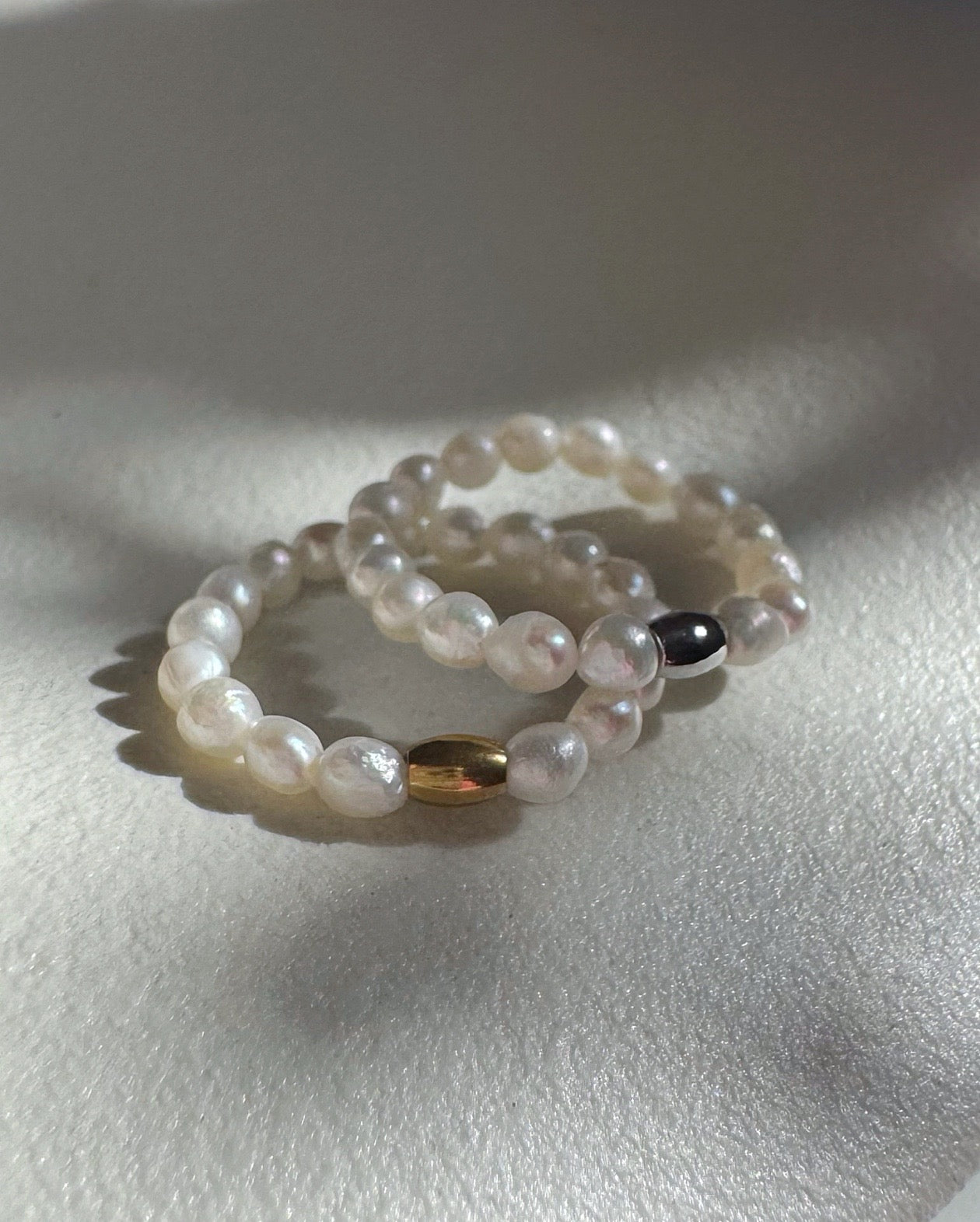 Bague Perles