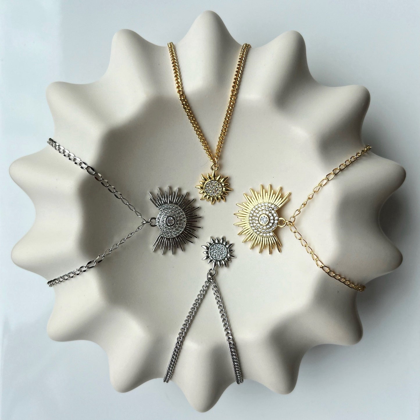 Lucine Necklace - Silver