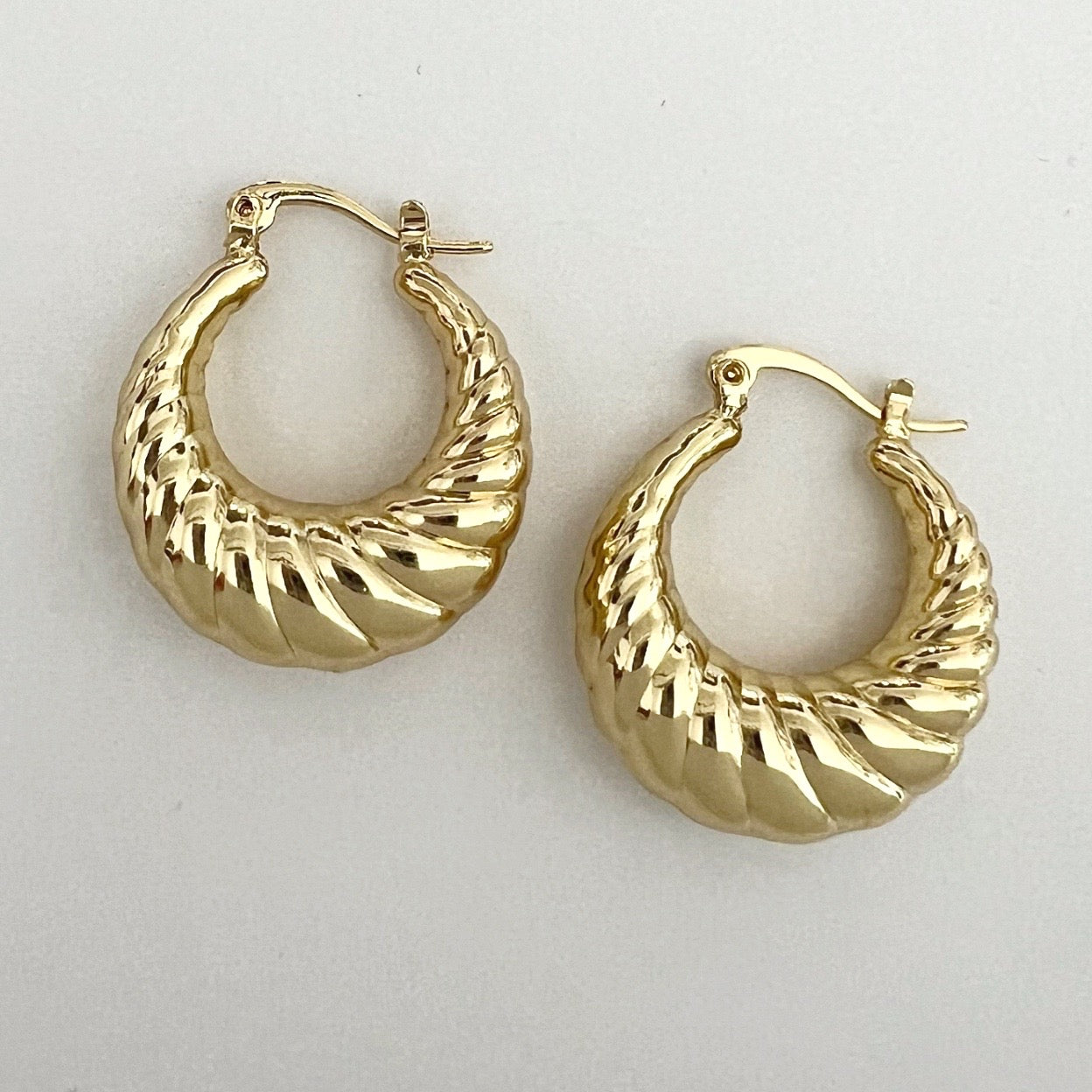 Croissant Dome Earrings