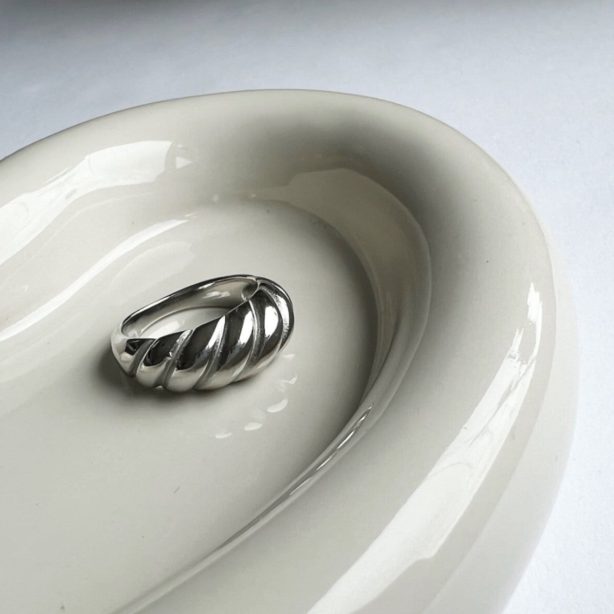 Bague Croissant - Argent
