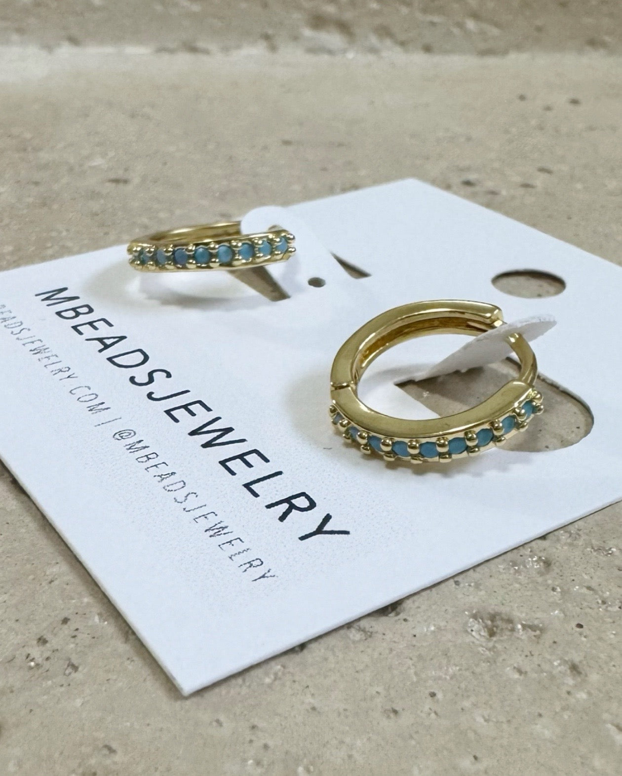 Boucles D'oreilles Luxe - Turquoise