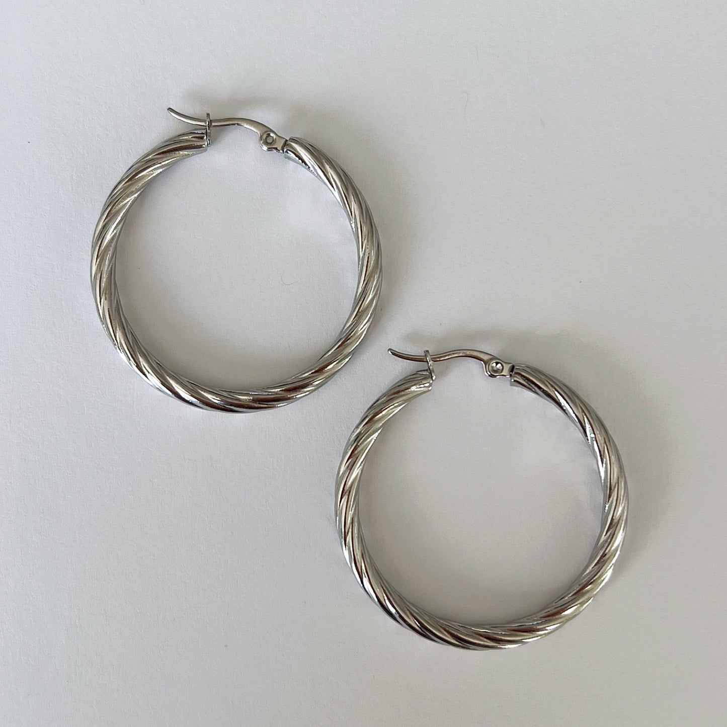 Solana Hoops - Silver