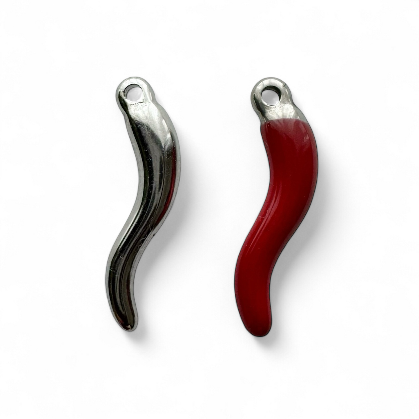 Pendentifs Cornes/Piments (Argent)