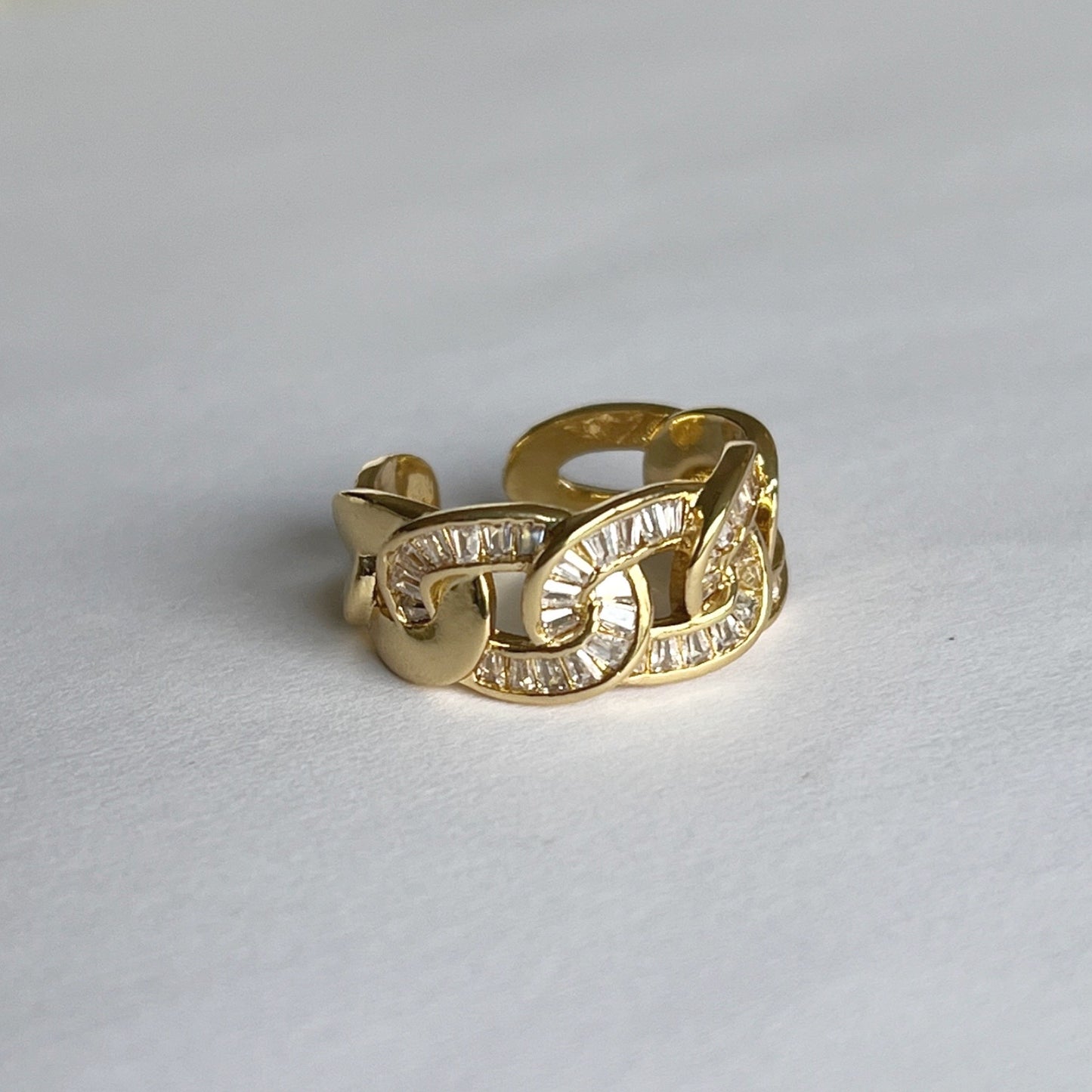 Crystal Chain Ring