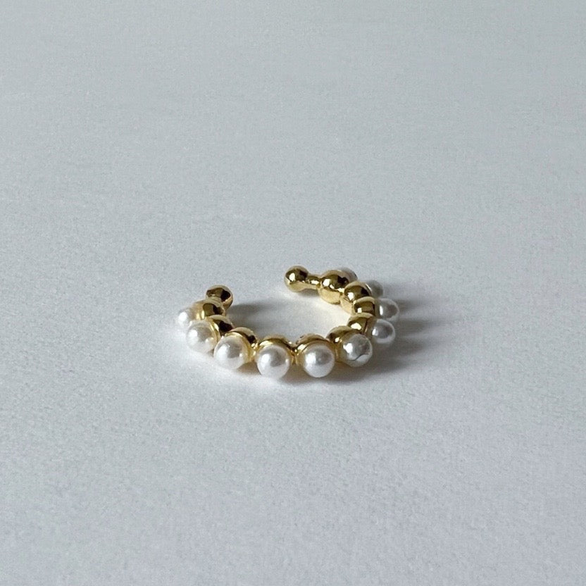 Faux Pearl Ear Cuff