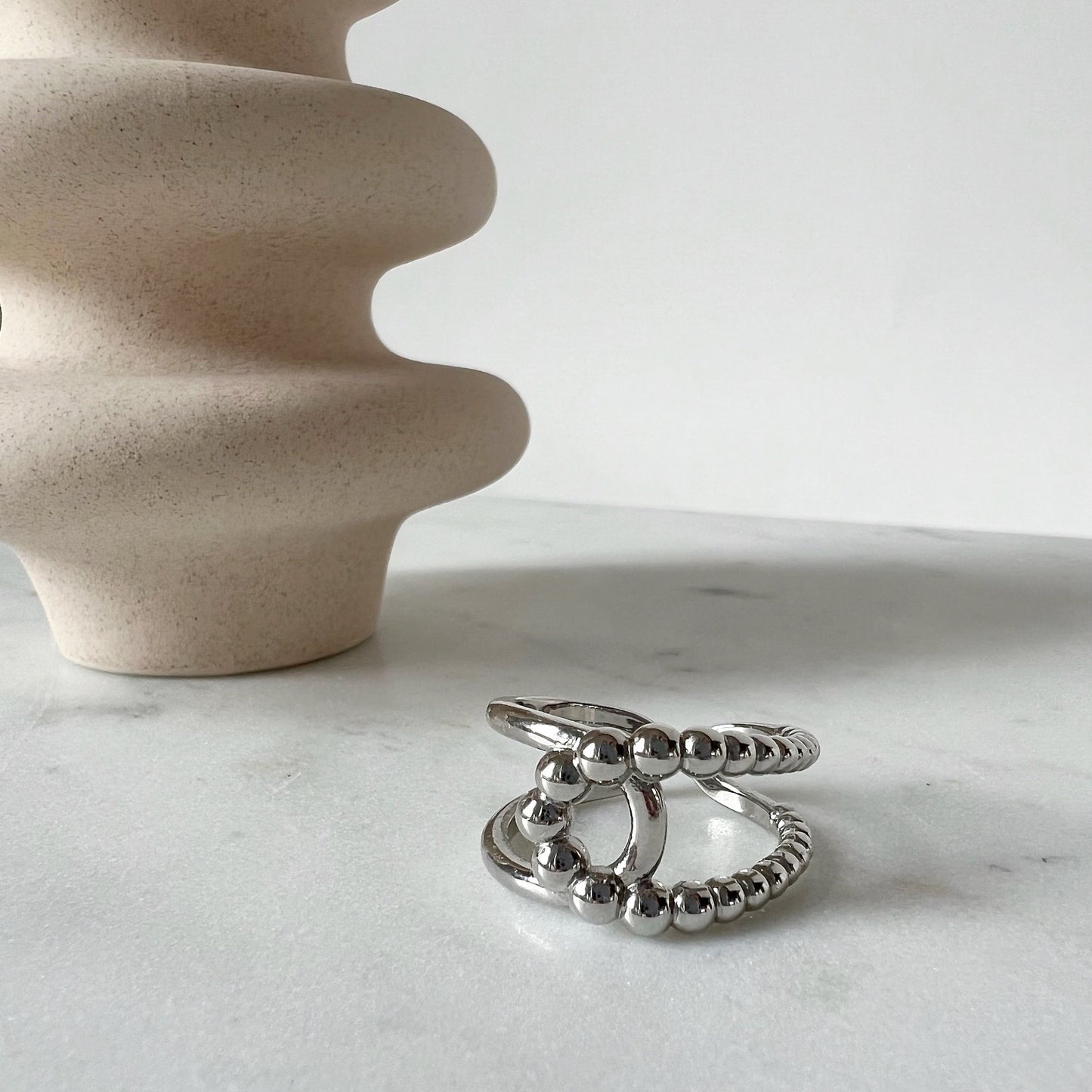 Bague Lotus - Argent