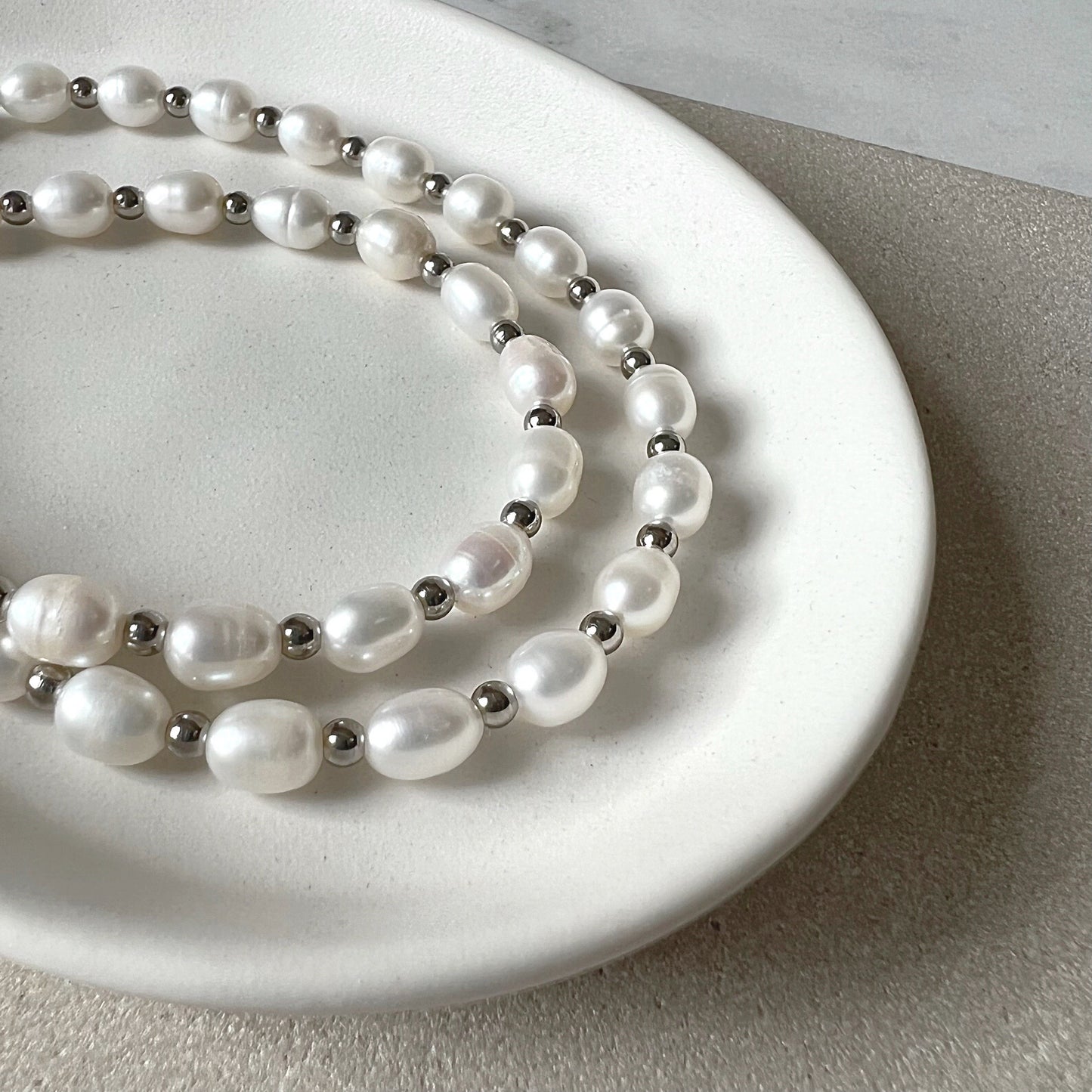 Monique Necklace - Silver