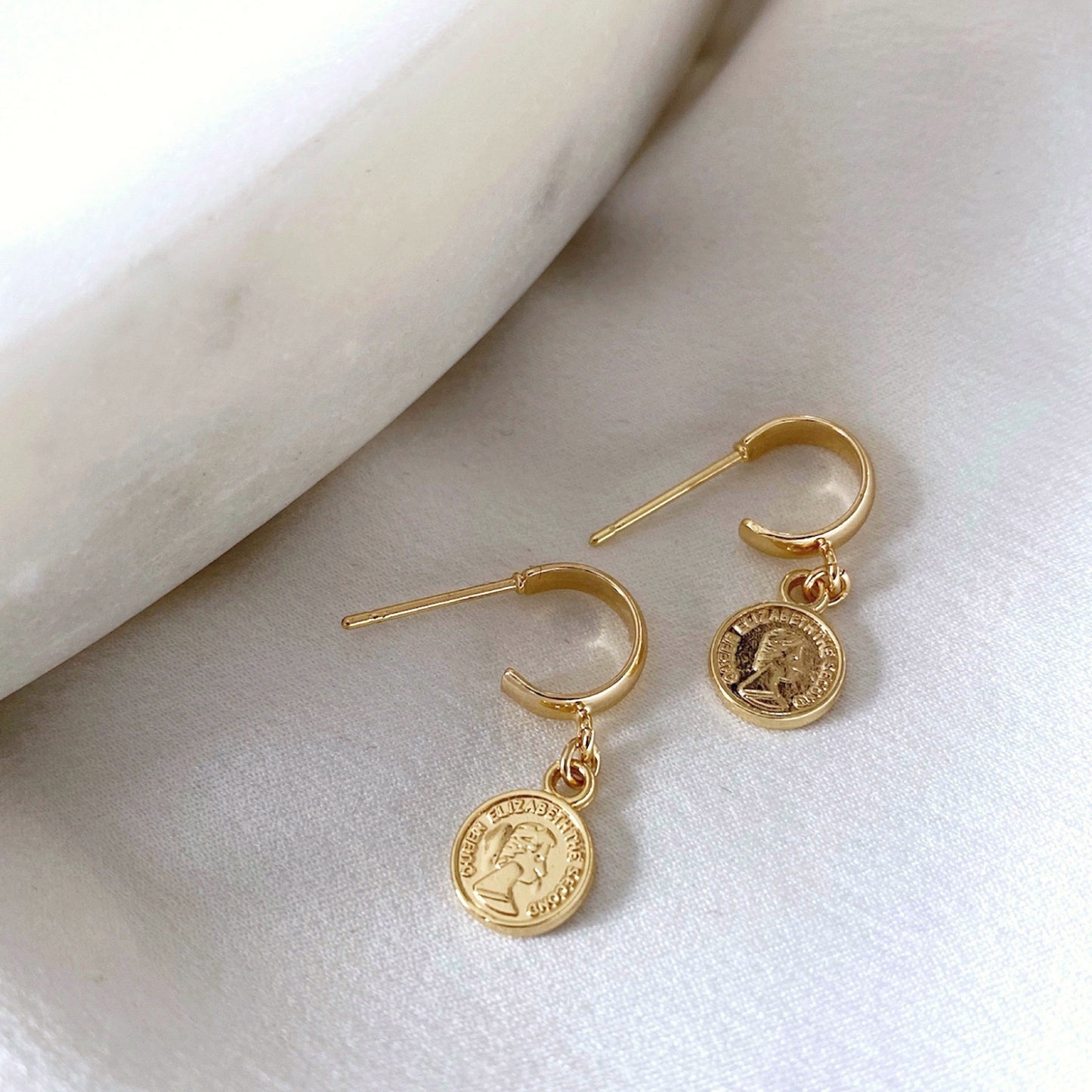 Mini Coins Earrings