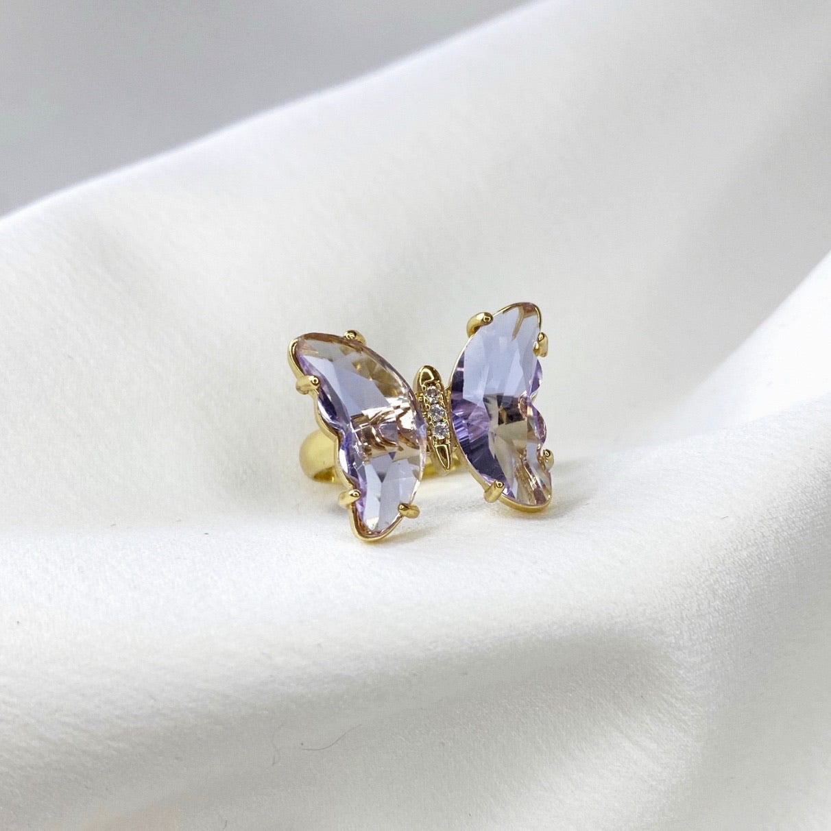 Bague Papillon (Mauve)