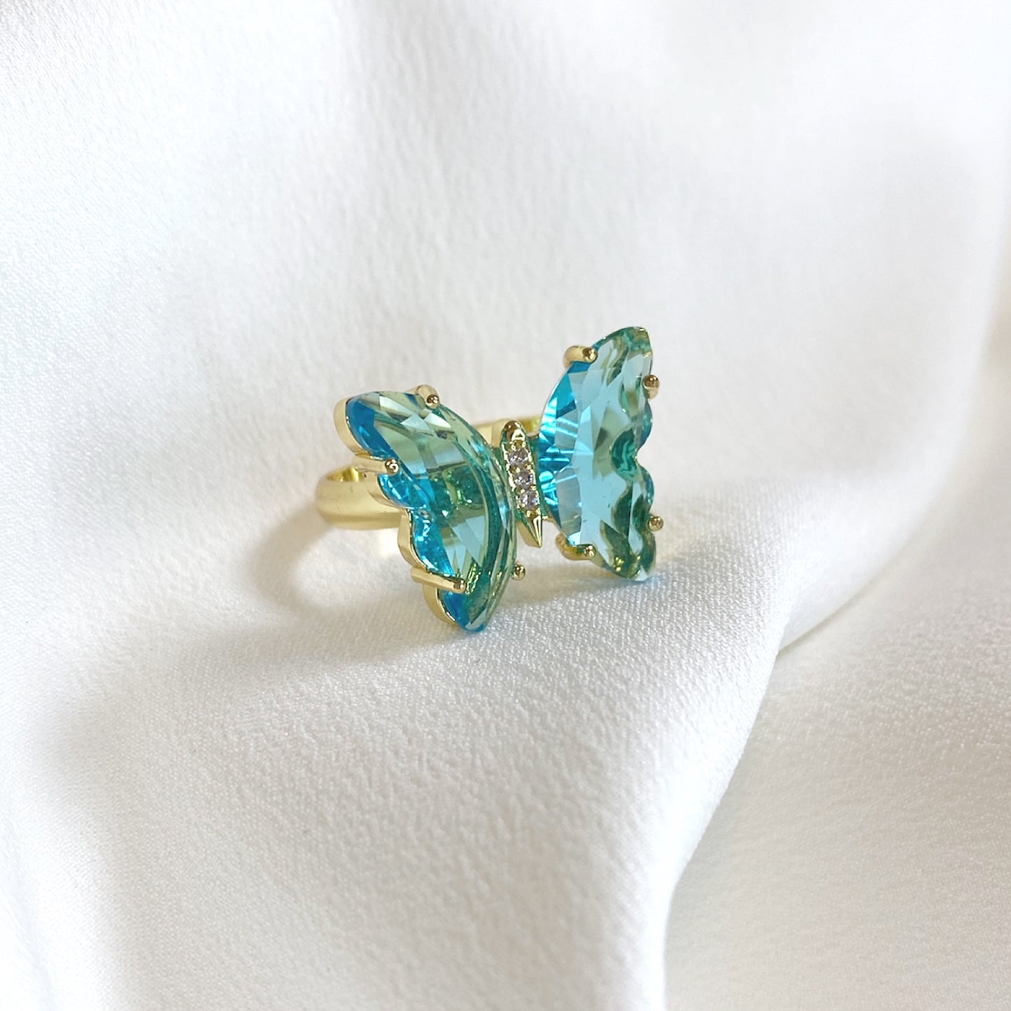 Butterfly Ring (Blue-Aqua)