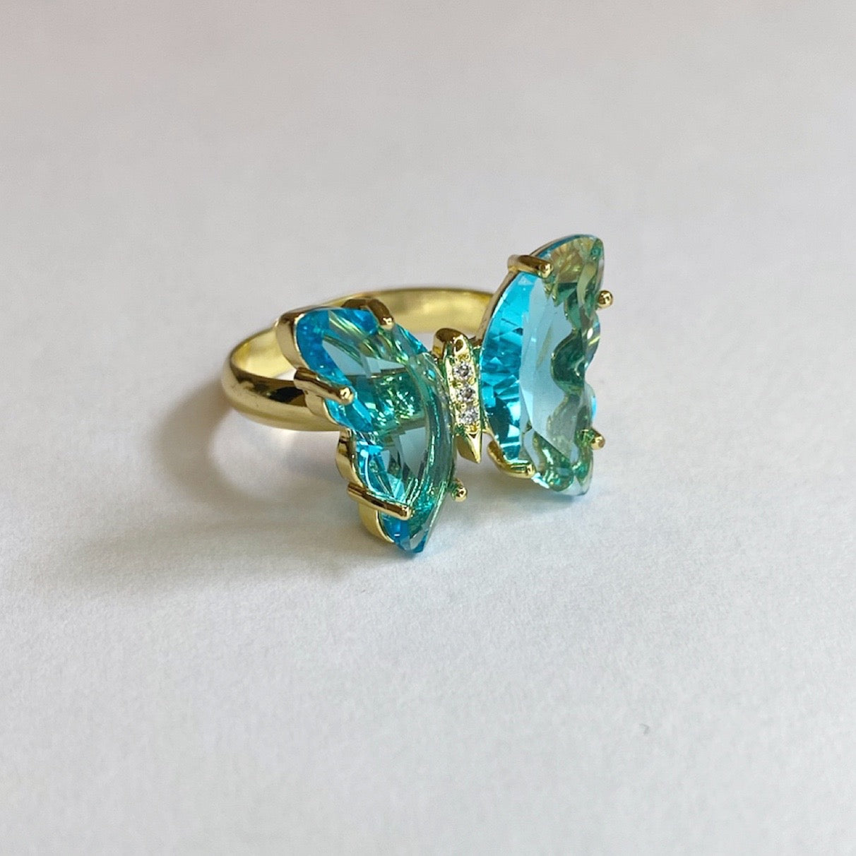 Butterfly Ring (Blue-Aqua)