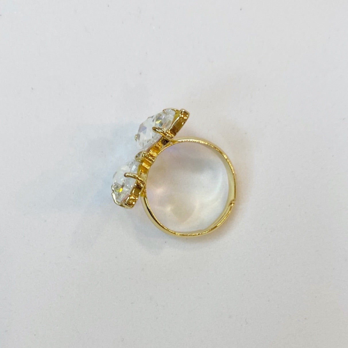 Butterfly Ring (Clear/Rainbow)