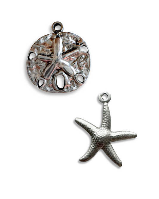 Pendentifs Étoiles De Mer (Argent)