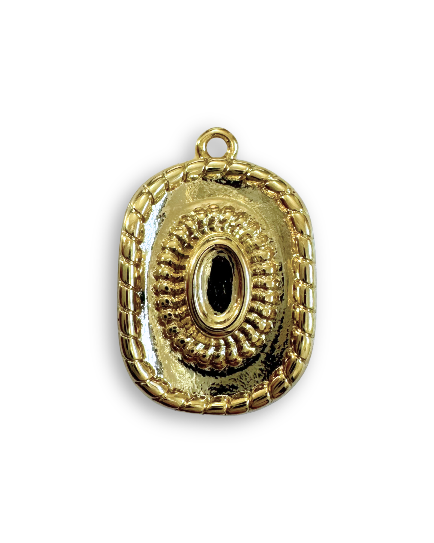 Cowboy Hat Pendant (Gold)