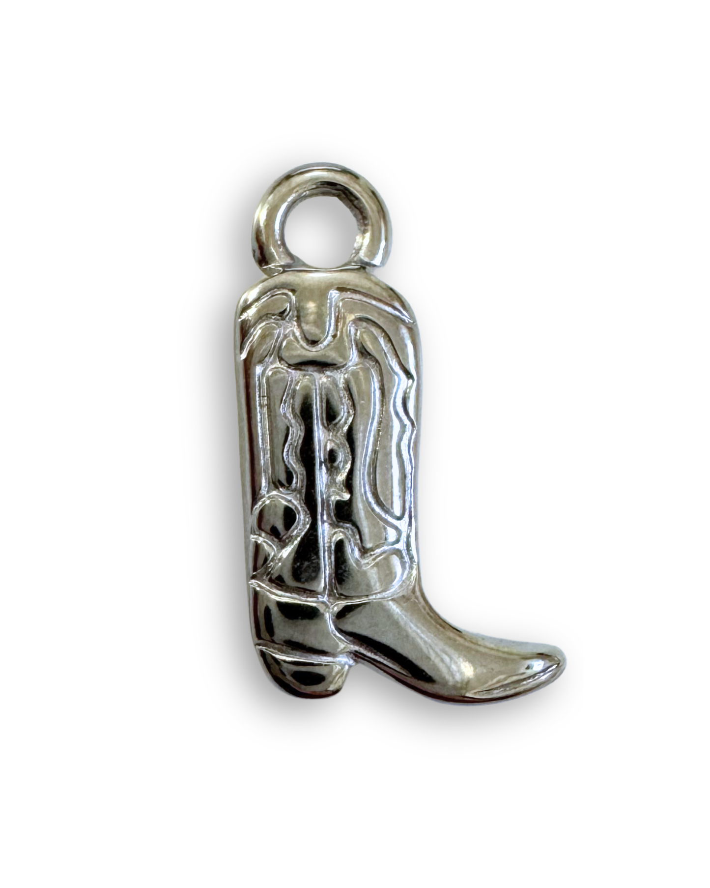 Cowboy Boots Pendant (Silver)