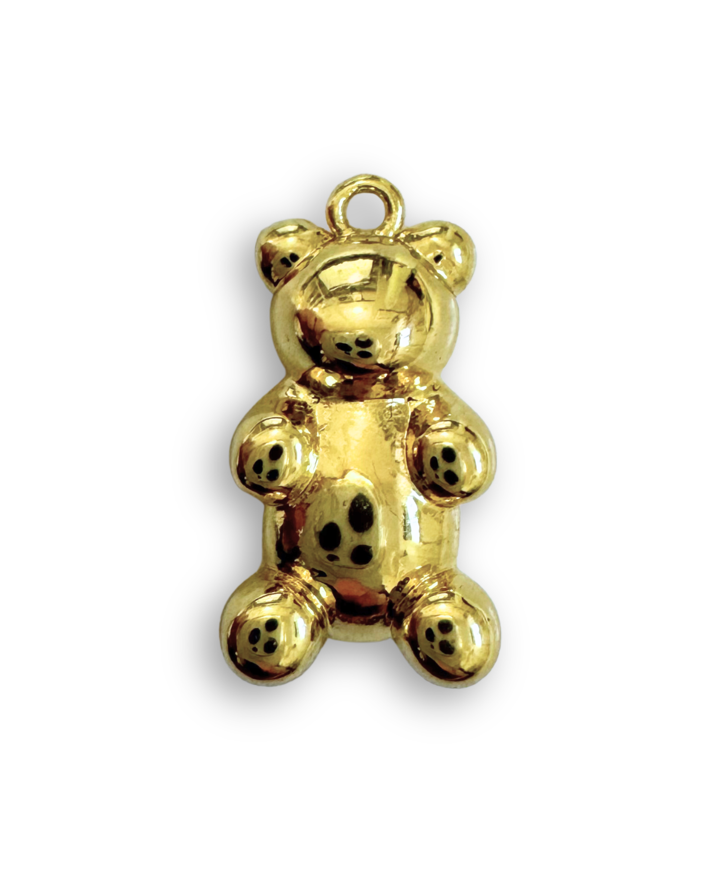 Teddy Bear Pendant (Gold)