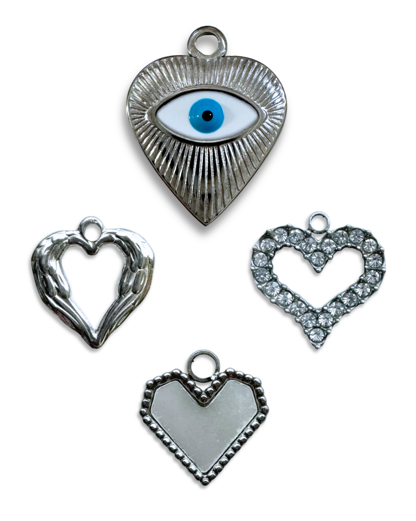 Pendentifs Coeurs (Argent)