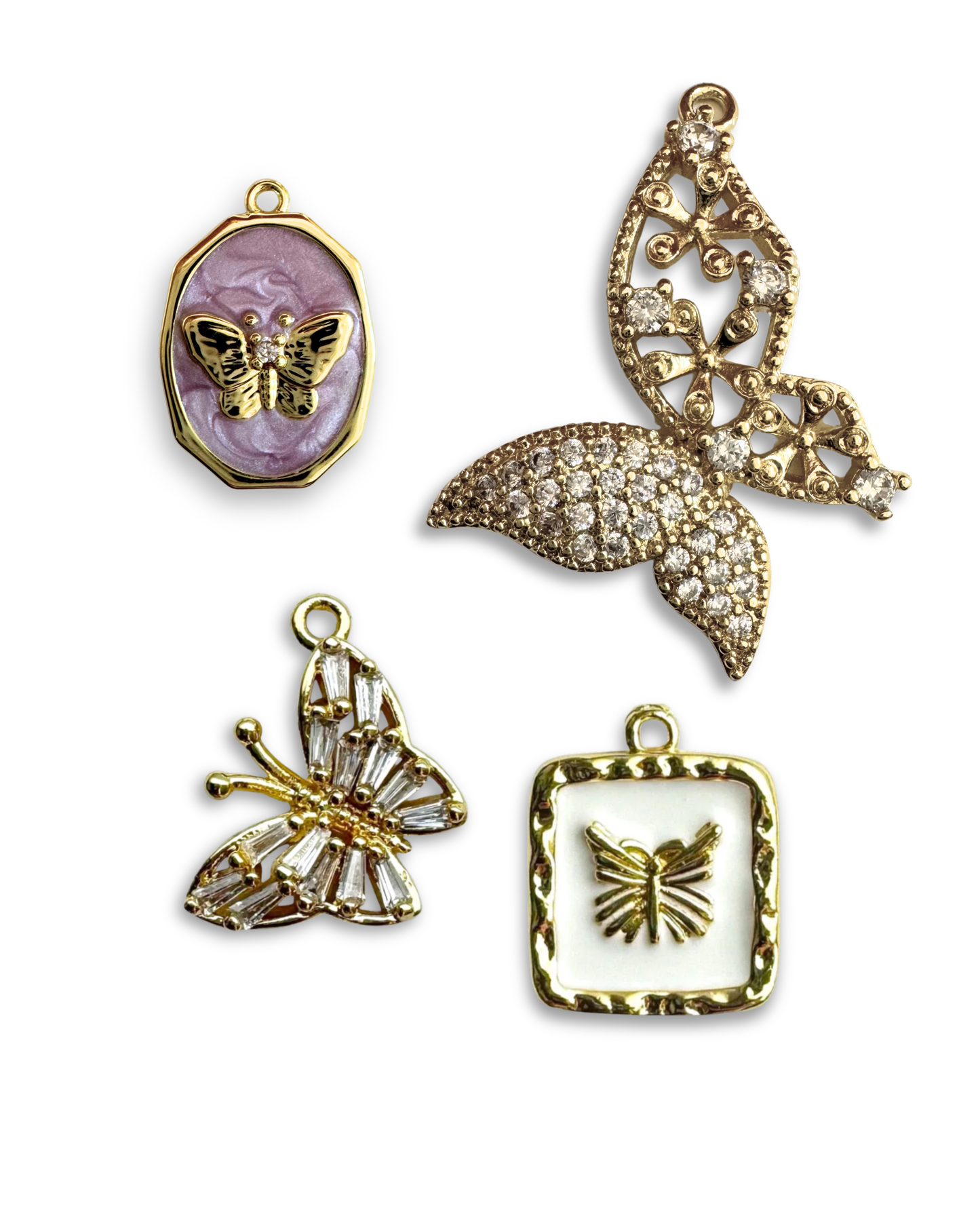 Butterfly Pendants (Gold)