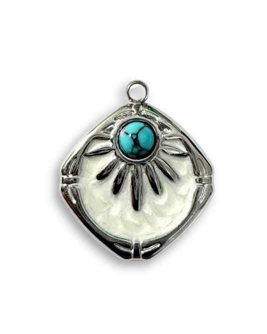 Blue Eye Pendant (Silver)