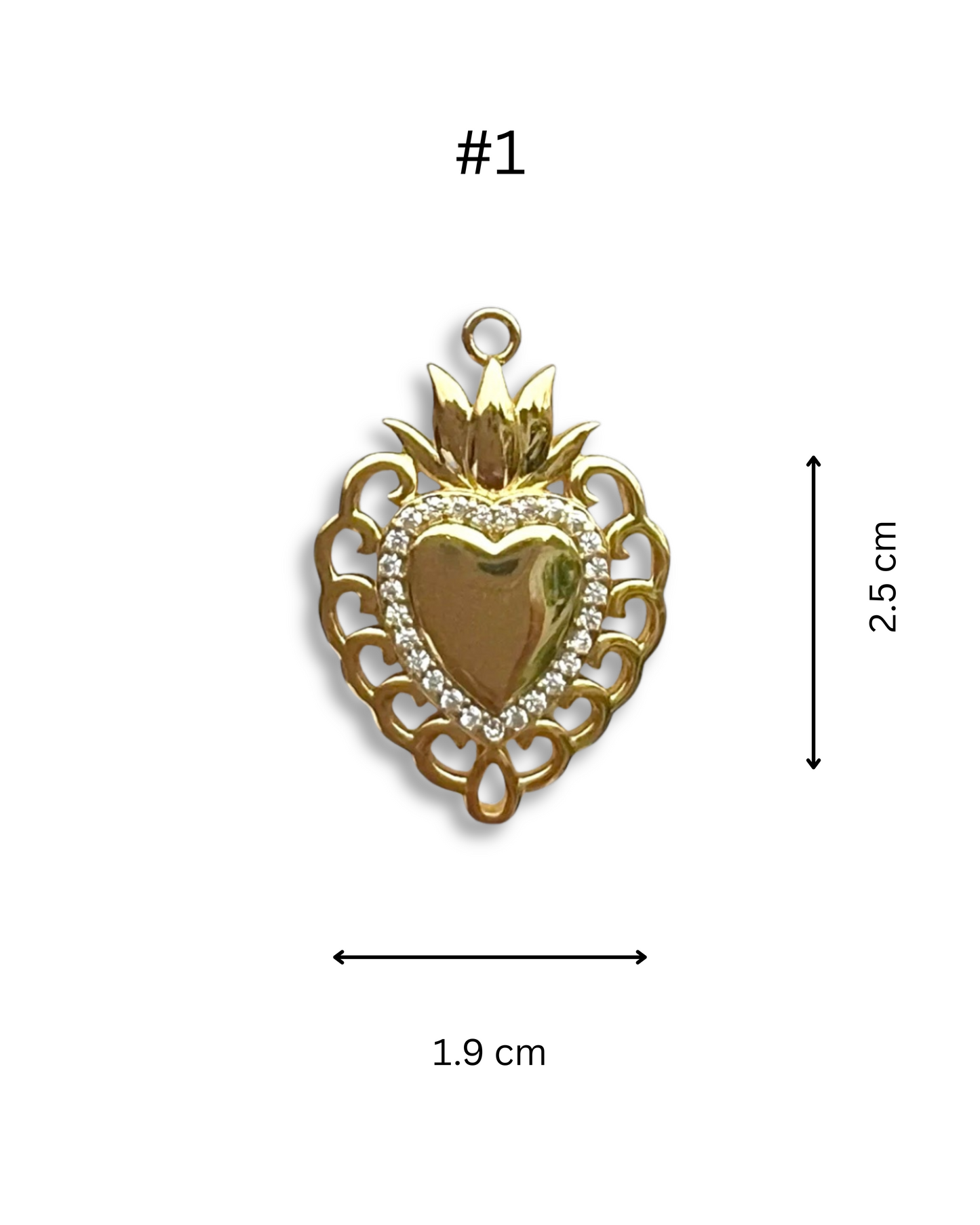 Hearts Pendants (Gold)