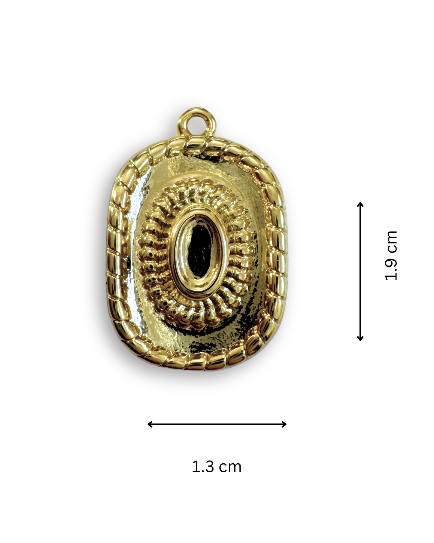 Cowboy Hat Pendant (Gold)