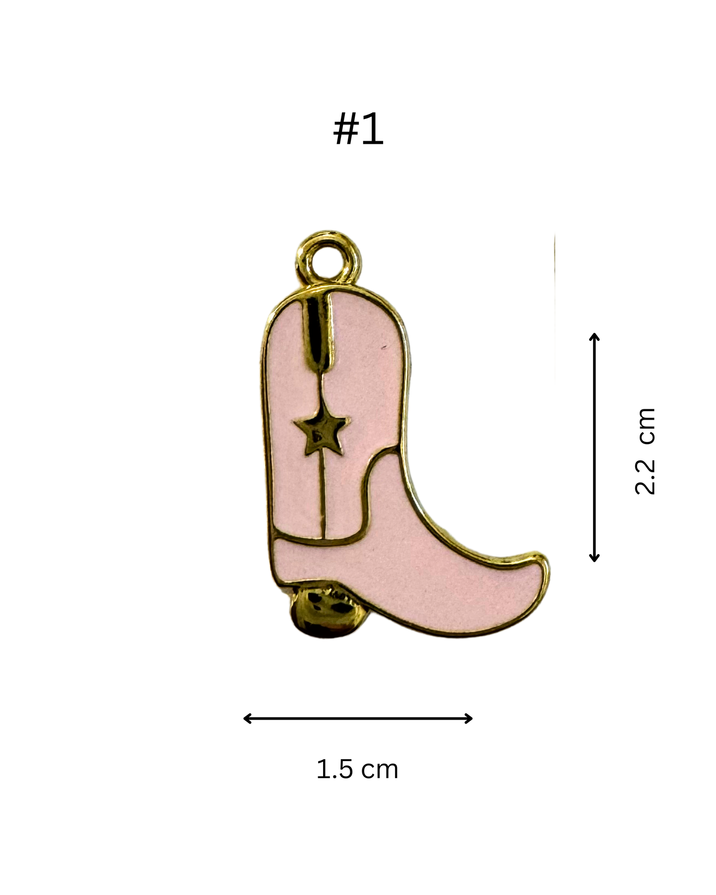Cowboy Boots Pendants (Gold)