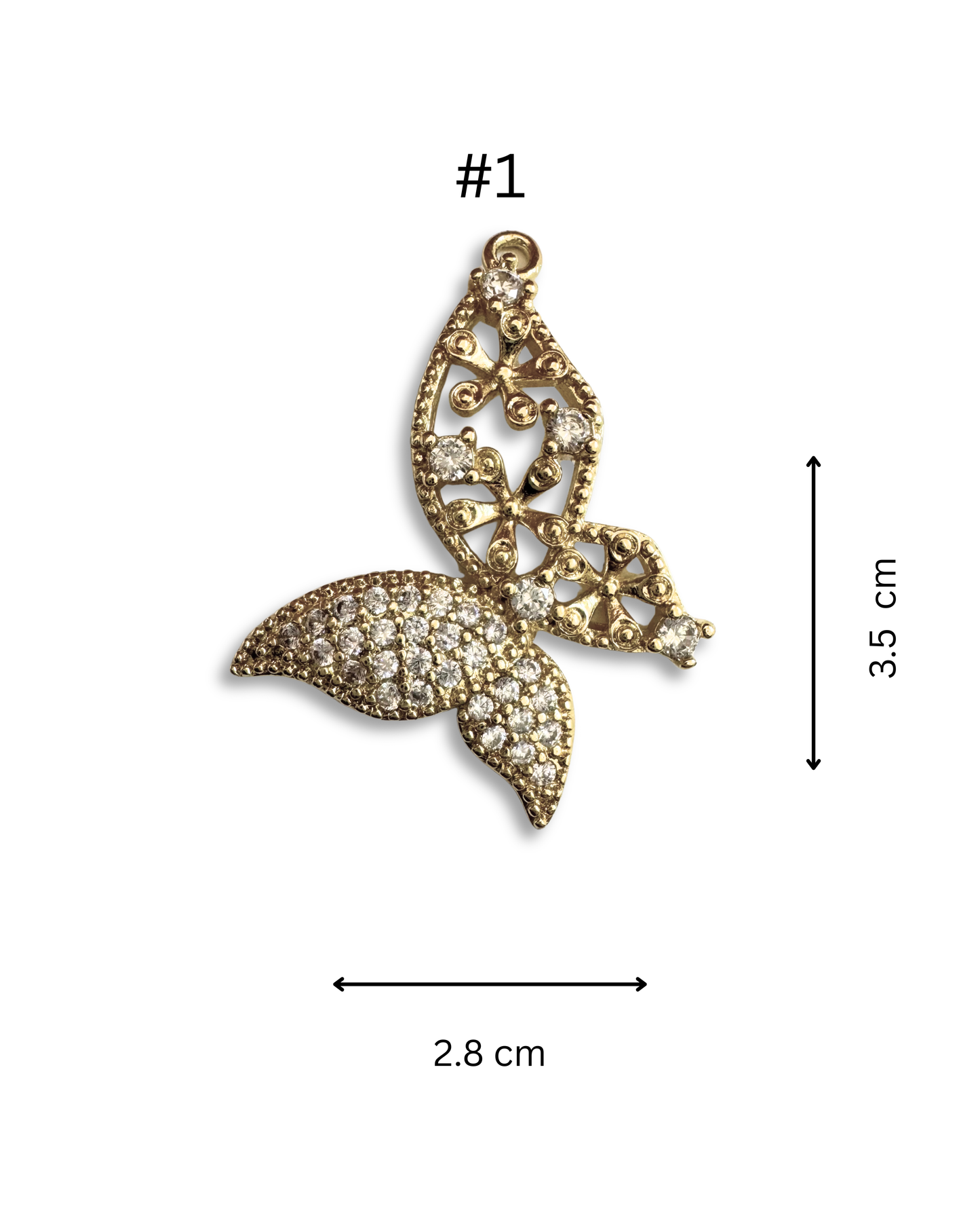 Butterfly Pendants (Gold)