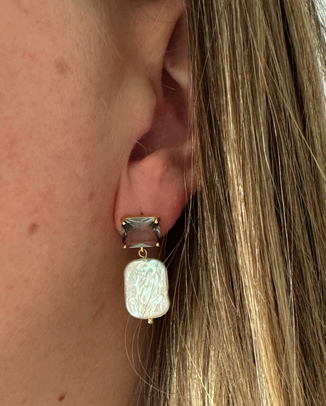 Boucles D'oreilles Aqualuna