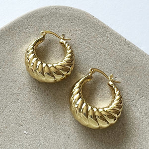 Croissant Dome Earrings