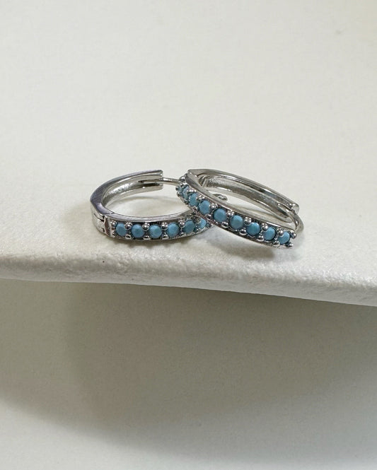 Boucles D'oreilles Luxe - Turquoise