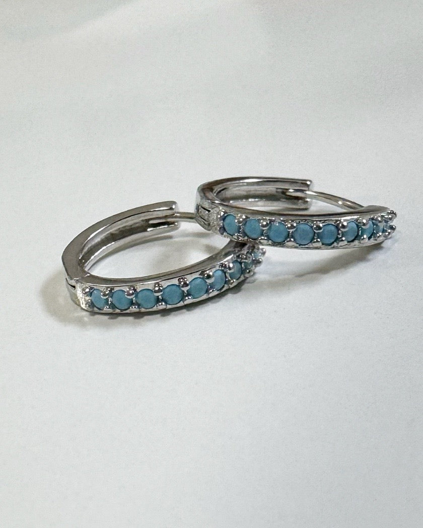 Boucles D'oreilles Luxe - Turquoise