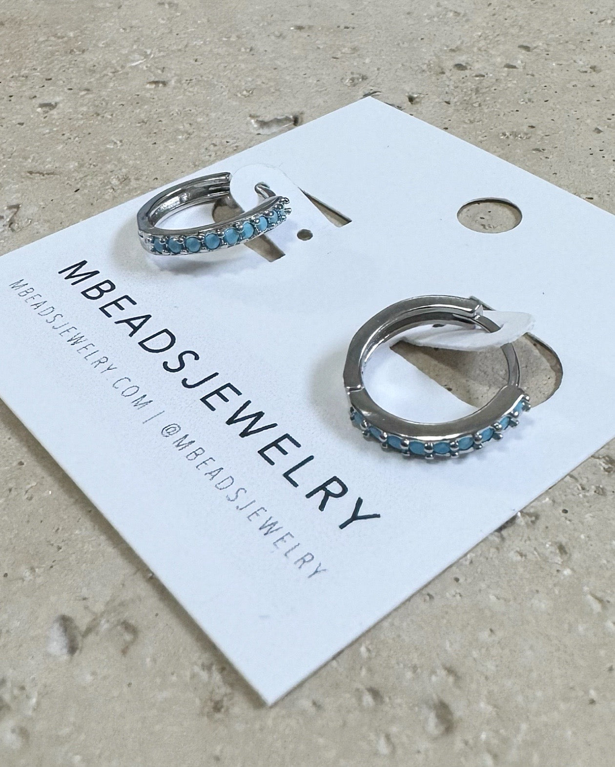 Boucles D'oreilles Luxe - Turquoise