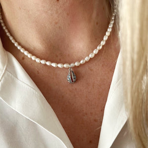 Cowrie Necklace - Silver