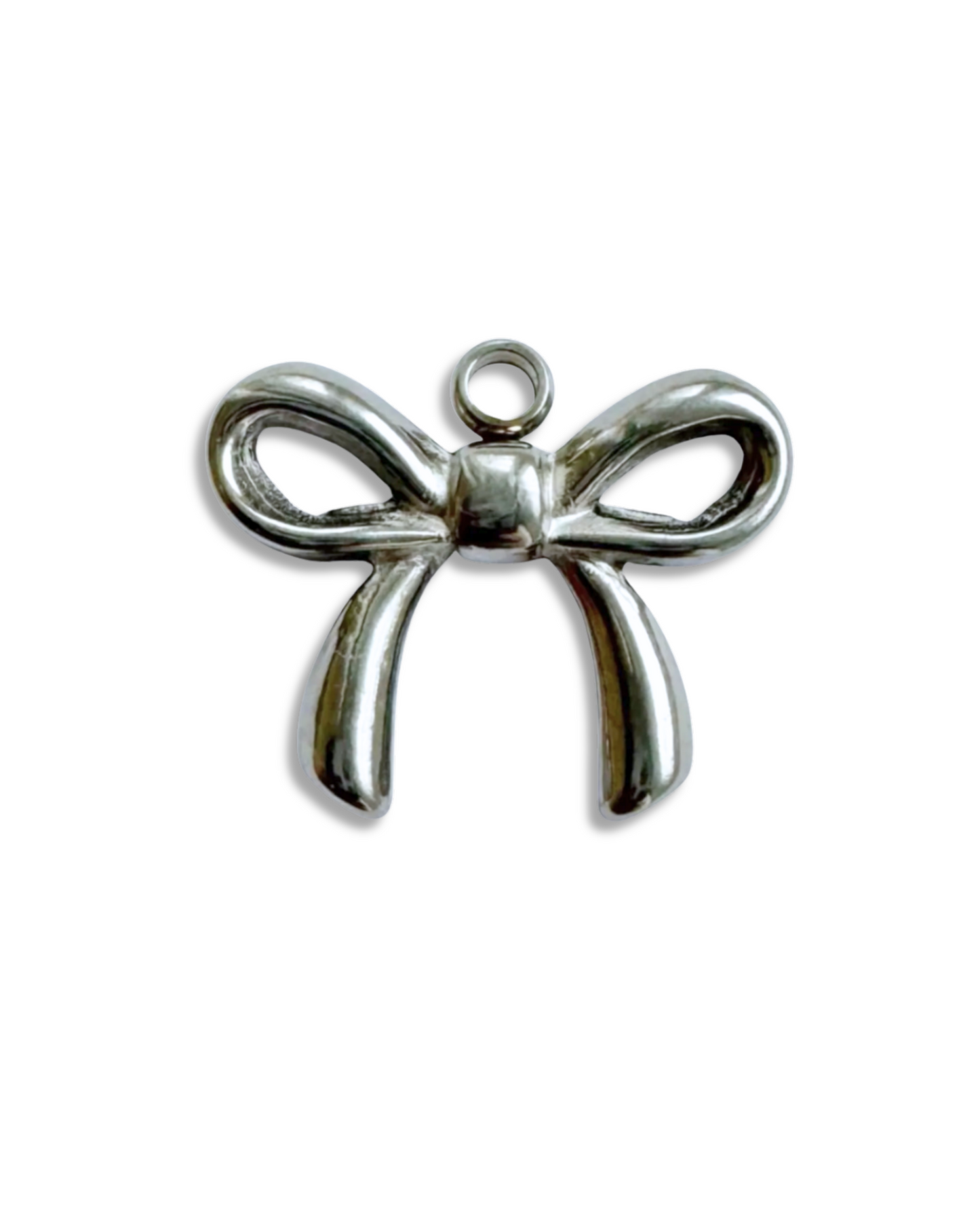 Bow Pendant (Silver)