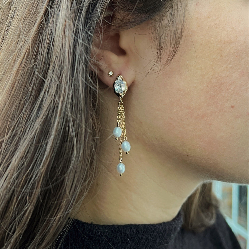 Pearl Translucent Earrings