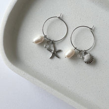 Load image into Gallery viewer, Neptune Earrings - Silver