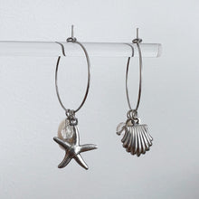 Load image into Gallery viewer, Neptune Earrings - Silver