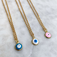 Load image into Gallery viewer, Mini Evil Eye Necklace