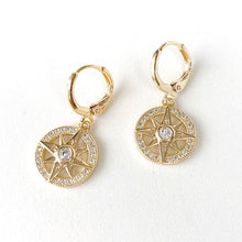 Load image into Gallery viewer, Compass Earrings