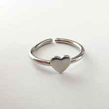 Load image into Gallery viewer, Mini Heart Ring - Silver