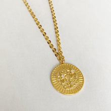 Charger l&#39;image dans la galerie, Collier Médaillon Fleur 